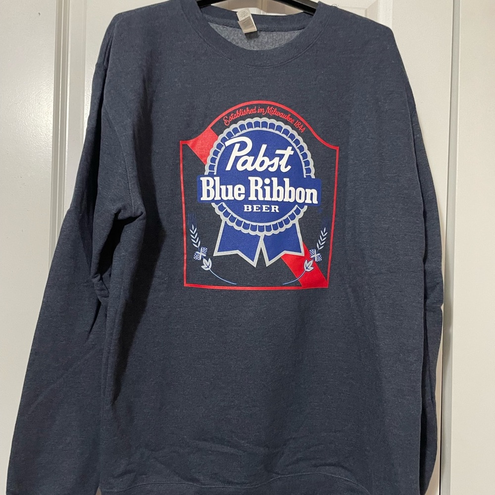 Pabst blue ribbon beer sweatshirt - new without tags